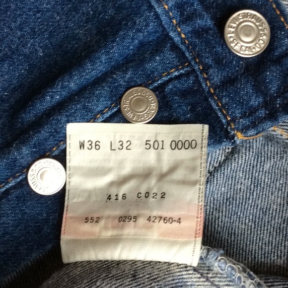 Levi 501 Vintage (80-90’s) jeans. Made in USA - Picture 4 of 8